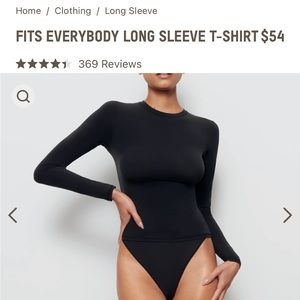 SKIMS Fit everybody longsleeve tshirt
